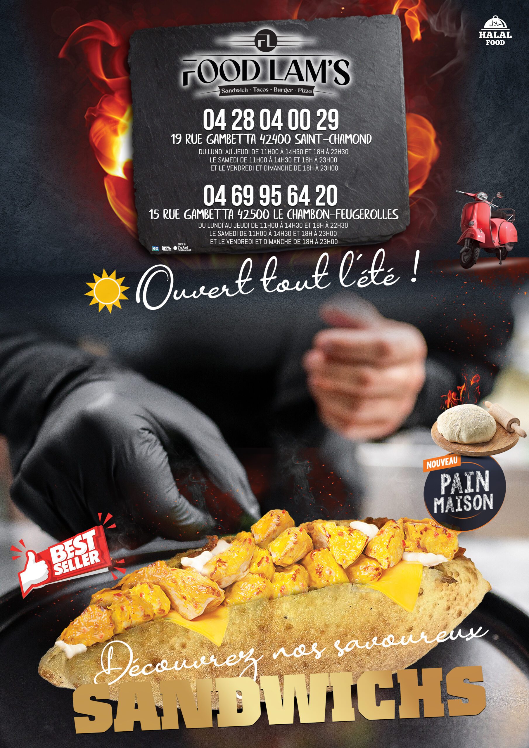 flyer a4 new r v food lams verso