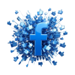 magnific 3d facebook logo ultraglo 2907047387
